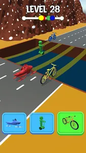Car Shape Funny Transform Race screenshot 1
