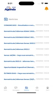Agenda Senac RN screenshot 1
