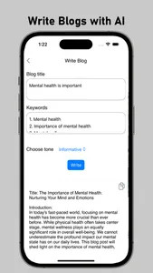 Blog Maker & Article Writer screenshot 4