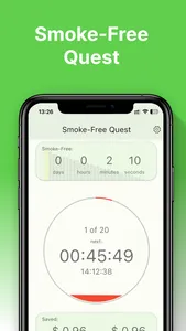 Smoke Free: Cigarette Tracker screenshot 0