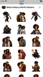 Black History Stickers screenshot 0