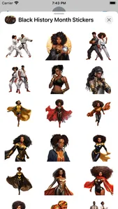 Black History Stickers screenshot 1