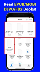 MOBI EPUB FB2 DJVU Reader Book screenshot 0