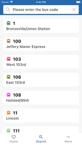 CTA Transit Tracker screenshot 1
