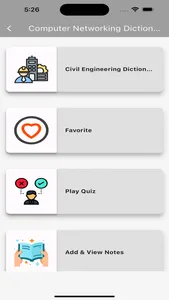 Computer Networking Dictionary screenshot 1