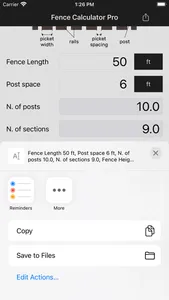 Fence Calculator Pro screenshot 5