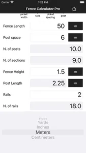 Fence Calculator Pro screenshot 7
