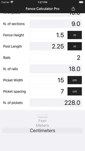 Fence Calculator Pro screenshot 8