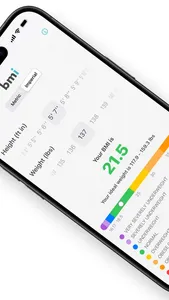 BMI - Body Mass Index Calc screenshot 1