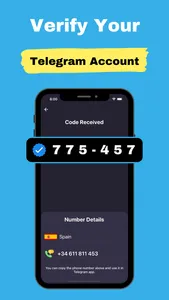 Virtual Number for Telegram ' screenshot 2
