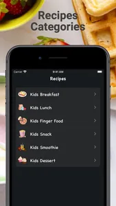 Kid: Prep Healthy Recipes screenshot 0