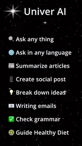 Univer: Ask AI Chat AI Chatbot screenshot 0