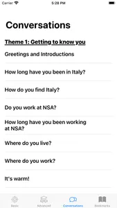 Learn Italian Phrases screenshot 4