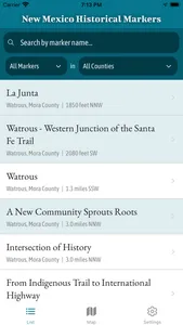 New Mexico Historical Markers screenshot 2