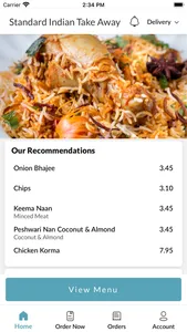 Standard Indian Take Away. screenshot 1