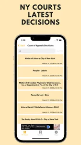 NY Courts Decisions - Latest screenshot 1