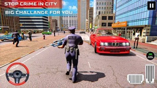 Police Chase Gangster Cop Game screenshot 0