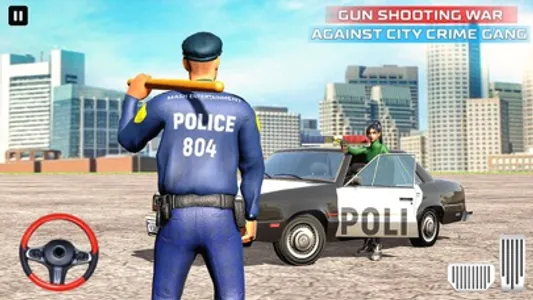 Police Chase Gangster Cop Game screenshot 1