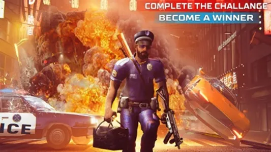 Police Chase Gangster Cop Game screenshot 2