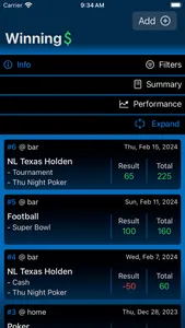 Winnings screenshot 0