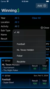 Winnings screenshot 1