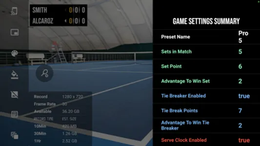 BT Tennis Camera screenshot 8