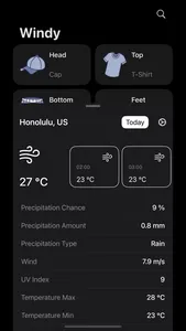 iWear: Weather Fit screenshot 1