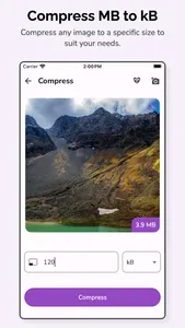 Image Compressor - MB to kB screenshot 1