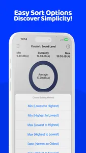 Cuspart: Precision dB Meter screenshot 3