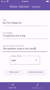 Lyrics by Music Advisor screenshot 0