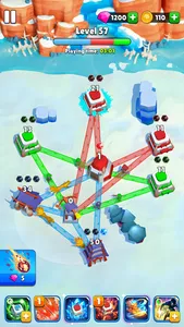 Connect Towers - Islands War screenshot 0