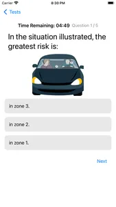 Quebec Driving Test C5 Ace screenshot 2