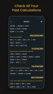 Calculator Plus History Record screenshot 1