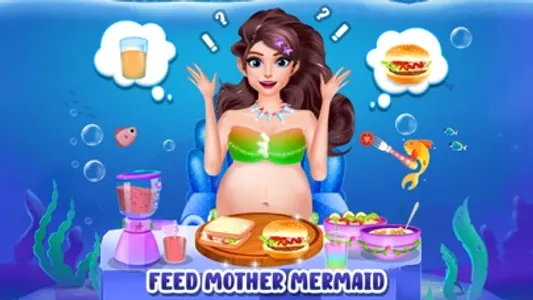 Mermaid Mom & Baby Care Games screenshot 6