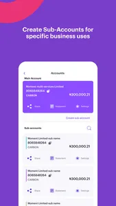 Carbon: A.I Business Banking screenshot 1