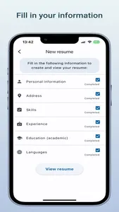 Resume Builder - CV Creator screenshot 1