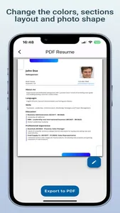 Resume Builder - CV Creator screenshot 3
