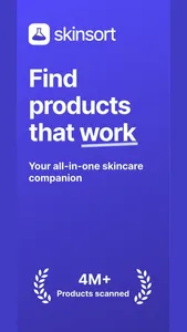 SkinSort - Skincare Scanner screenshot 0