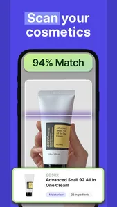SkinSort - Skincare Scanner screenshot 1