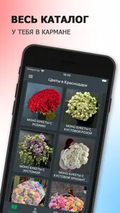 Краснодарские цветы | Доставка screenshot 0