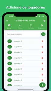 Sorteio de Times - Futebol screenshot 0