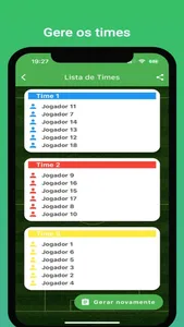 Sorteio de Times - Futebol screenshot 2