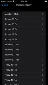 Daily Smoking Counter screenshot 2