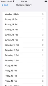 Daily Smoking Counter screenshot 3