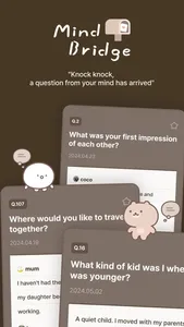 MindBridge - Mind Q&A, Diary screenshot 0