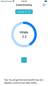 Guided Breathing Exercise screenshot 1