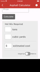 Asphalt Calculator Plus screenshot 2