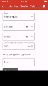 Asphalt Calculator Plus screenshot 3