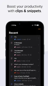 One Touch Paste Keyboard screenshot 2