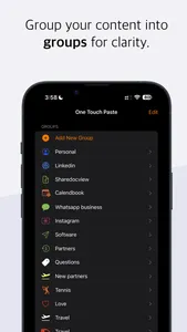 One Touch Paste Keyboard screenshot 3